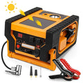 2000A Car Jump Starter with Air Compressor, 5W Solar Panel Portable Power Station, Tire Inflator 260PSI, Car Battery Charger