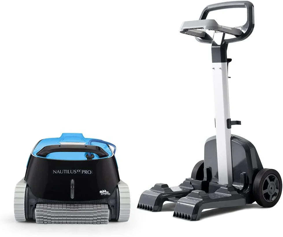 Robotic Pool Vacuum Cleaner All Pools up to 33 FT - Wall Climbing Scrubber Brush