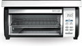 BLACK DECKER SpaceMaker Under Counter Toaster Oven, Digital Controls, Black/Stainless Steel, Fits 9′′ Pizza or 4 Slices