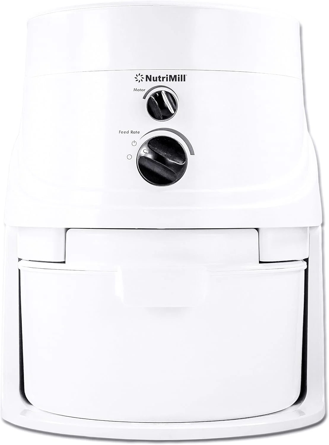Classic high-speed electric grain grinder, a wheat flour grinder used for making fresh flour, equipped with a stainless steel