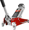 3 Ton Low Profile Aluminum Steel Racing Floor Jack Dual Piston Quick Lift Red