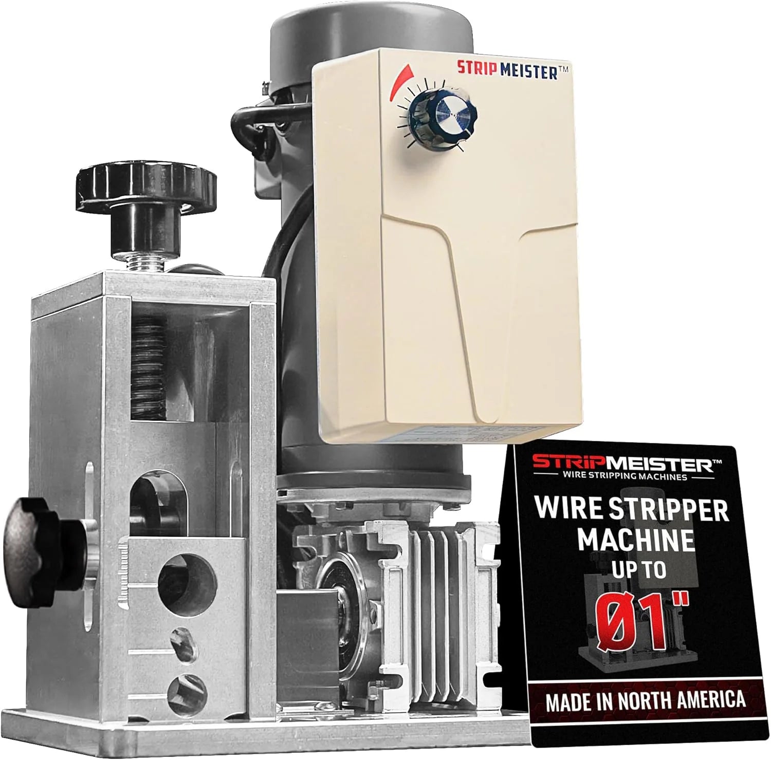 Electric Automatic Wire Stripper Up to 3/4" (26mm), No Jamming, Fast Feed
