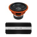 Car Audio 15" 2Ohm Subwoofer STU-1546-D2&Monoblock Amp Package New
