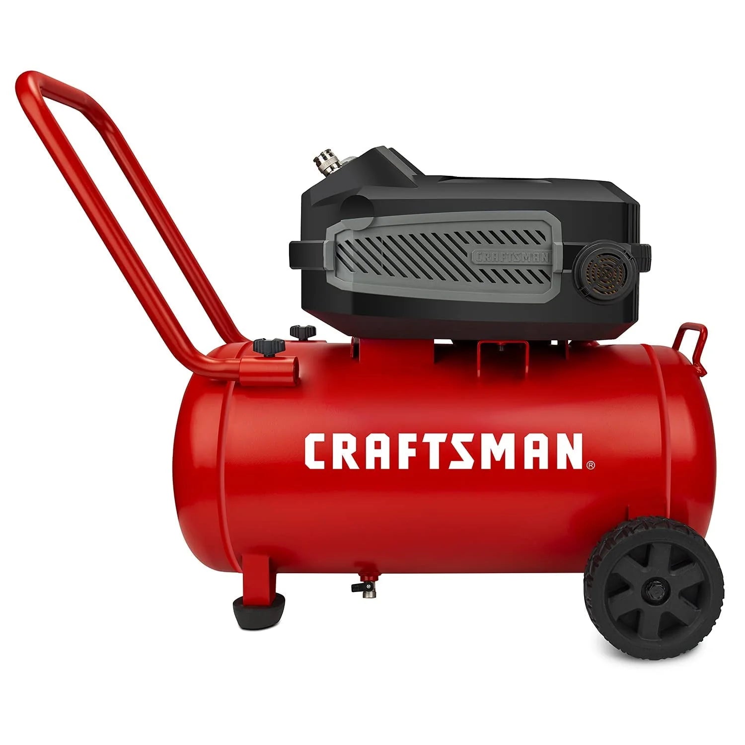 CRAFTSMAN HARD Air Compressor, 10 Gallon 1.8 HP 175 PSI, 4.0CFM@90PSI, Oil Free and Maintenance Free, Portable with Large