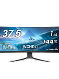 Alienware Ultrawide Curved Gaming Monitor 38 Inch, 144Hz Refresh Rate, 3840 x 1600 WQHD , IPS, NVIDIA G-SYNC Ultimate, 1ms