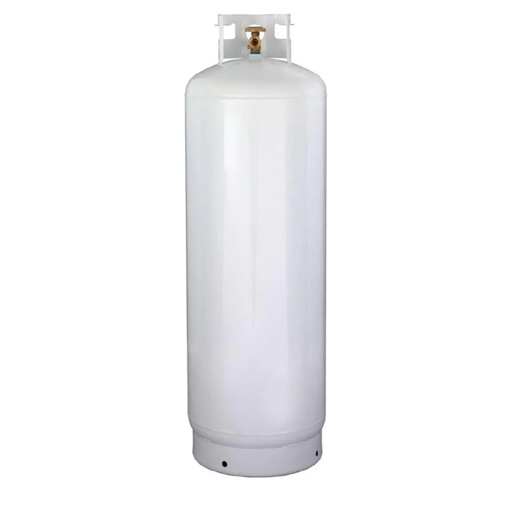 100LB (23 Gal) Multi-Valve Propane Tank with High Capacity Filler, Great for Mixed Heating Systems, Home fireplaces, Dryers