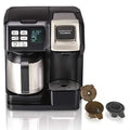 Hamilton Beach FlexBrew Thermal Coffee Maker, Single Serve & Full Pot, Compatible with K-Cup Pods or Grounds, Programmable