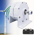12000W Low RPM Permanent Magnet Generator 12V 24V 48V 120V 220V, Free Energy Gearless Permanent Magnet Generator Motor DIY