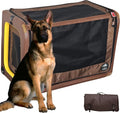 Collapsible Inflatable Dog Car Crate, Portable Travel Seat for Small Dogs (26x23x23)