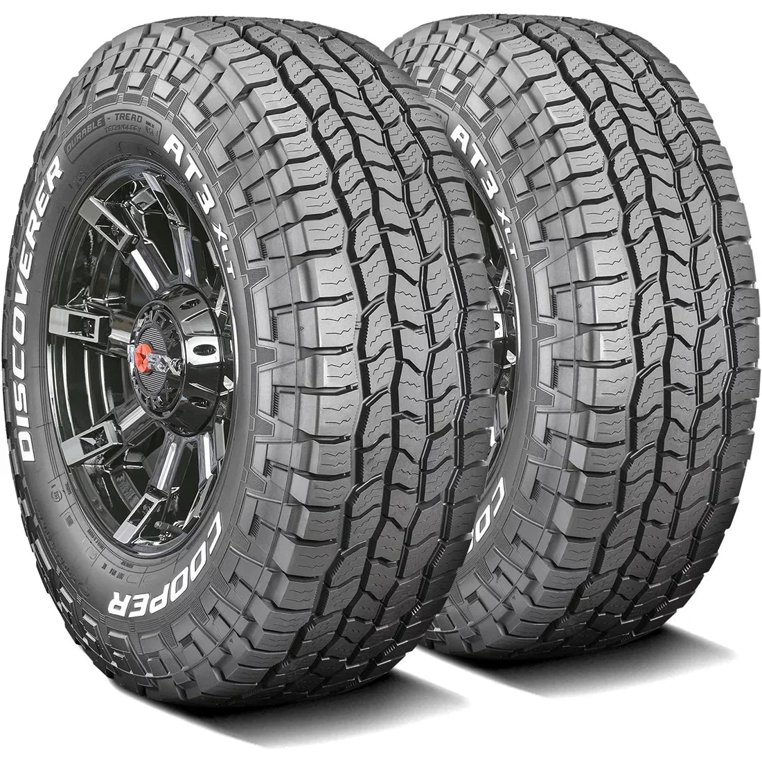 Cooper Discoverer AT3 XLT All Terrain Tires 285/75R16 10 Ply E - Fits Light Trucks & Hummer H3 Models