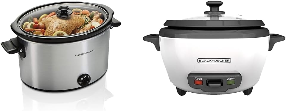 Extra-large capacity "fixed or slow-cooking" electric pressure cooker, capacity 10 liters, black