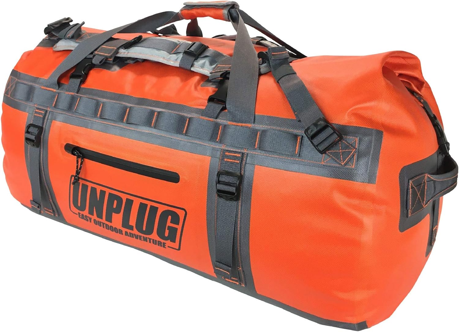 UNPLUG Ultimate Adventure Bag -1680D Heavy Duty Waterproof Travel Duffel Bags for Camping, Motorcycle Dry Bag, Waterproof