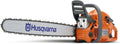 Husqvarna 460 Rancher Gas Powered Chainsaw, 60.3-cc 3.6-HP, 2-Cycle X-Torq Engine, 24 Inch Chainsaw with Automatic Adjustable