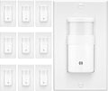 White 3-Way Motion Sensor Light Switch Neutral Required, Adjustable Timer, Vacancy/Occupancy Modes