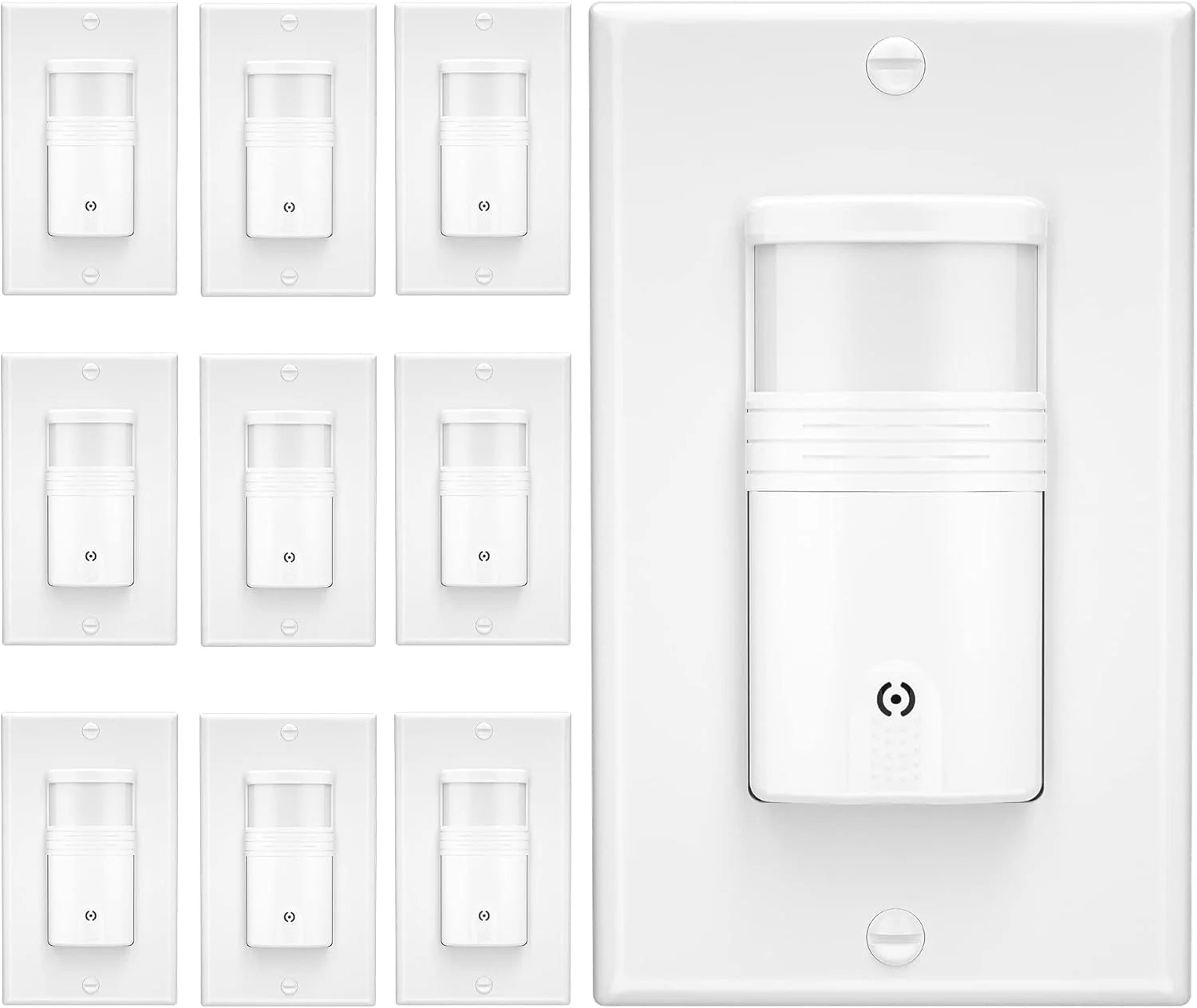 White 3-Way Motion Sensor Light Switch Neutral Required, Adjustable Timer, Vacancy/Occupancy Modes