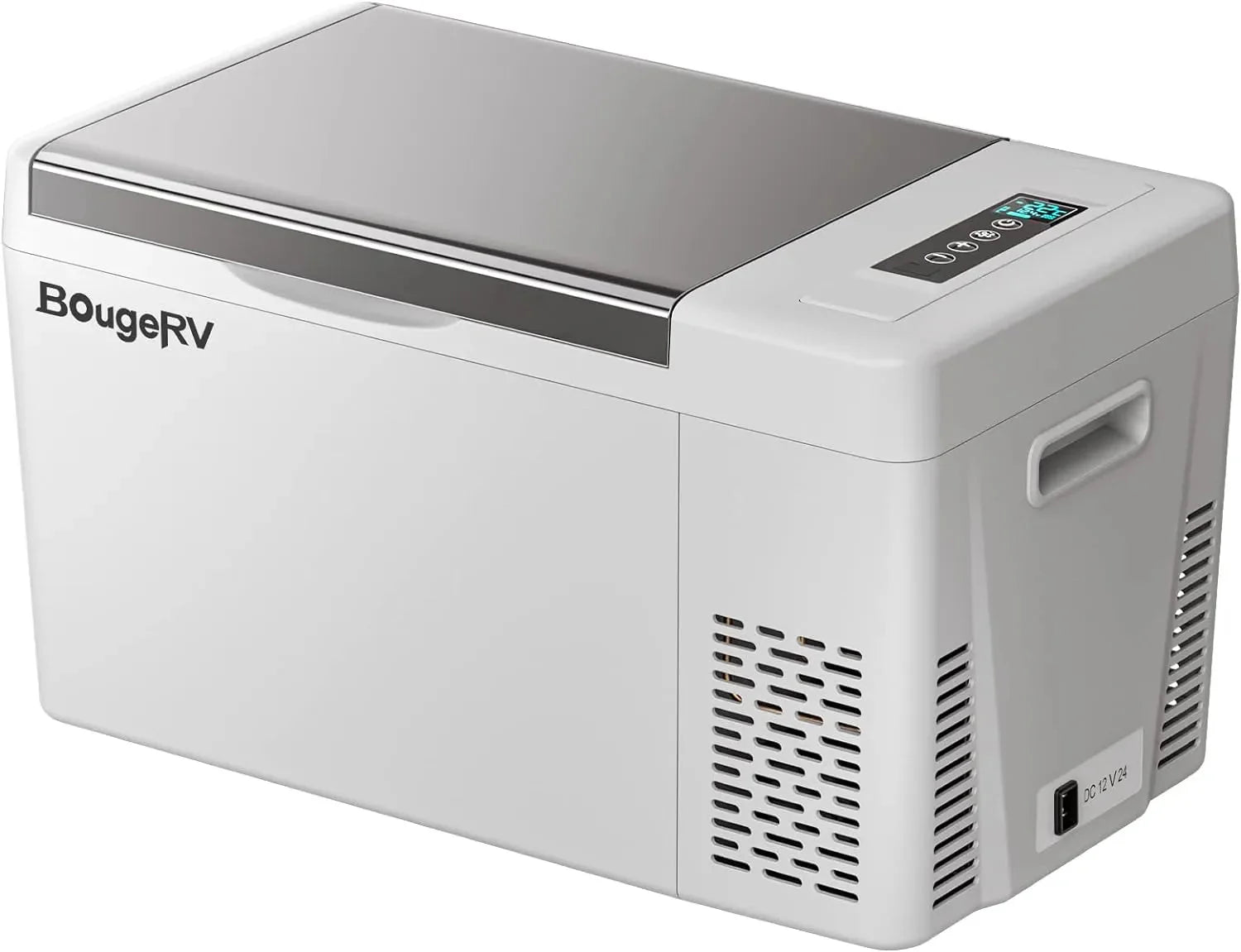 12 Volt Refrigerator 12V Car Fridge 23 Quart Portable Freezer Compressor Cooler 12/24V DC 110~240 Volt AC for Truck Van RV