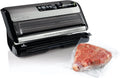 2-in-1 Vacuum Sealer & Bag Maker Handheld, Stainless Steel (10 Bags 1 Roll)