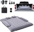 Full-Size Truck Bed Air Mattress 5.5-5.8ft, 12V Pump, 2 Pillows & Carry Bag