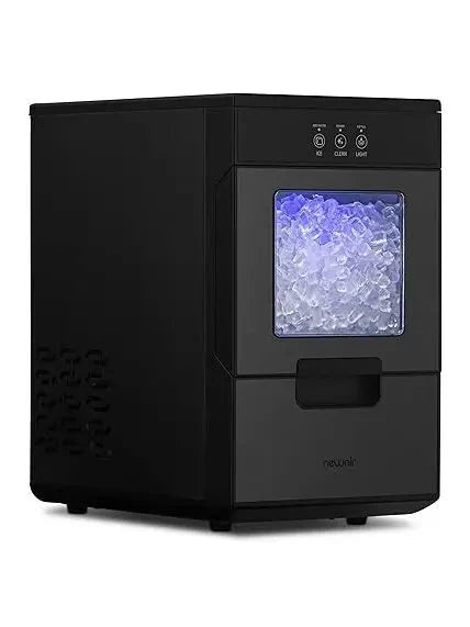 Nugget Countertop Ice Maker with Self-Cleaning Function, Refillable Water Tank, Perfect for Kitchens, Offices, Home Coffee
