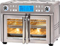 Emeril Lagasse Dual Zone 360 Air Fryer Oven Combo with French Door, 25 QT Extra Large, Cook Two Foods in Different Ways, Up