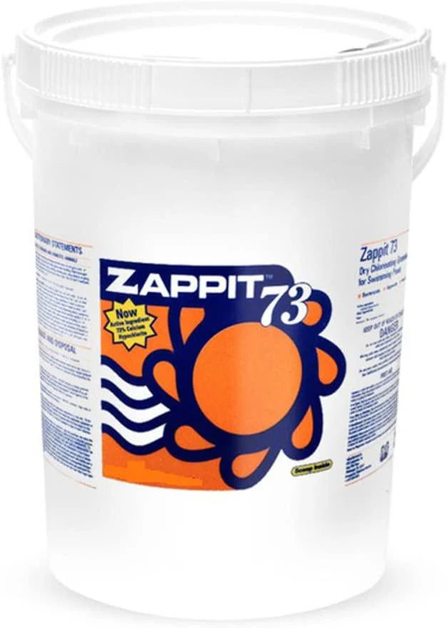 NAZHUA Zappit 73% Cal Hypo Pool Shock Calcium Hypochlorite Super Shock 50lb