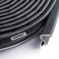 Door Weather Stripping Soundproof Door Seal Strip V-Shaped "Q" Foam Kerf Weather Stripping
