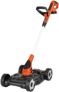 BLACK DECKER Combination String Trimmer, Lawn Mower, and Edger, Cordless 3-in-1