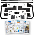 Queen Hardware Kit - Vertical Wall Bed for Space-Saving - Budget-Friendly DIY Setup -Made in CA - Hide Away Design with