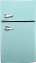 3.1 Cu. ft. Retro Mini Fridge with Top Freezer - Cool Mint