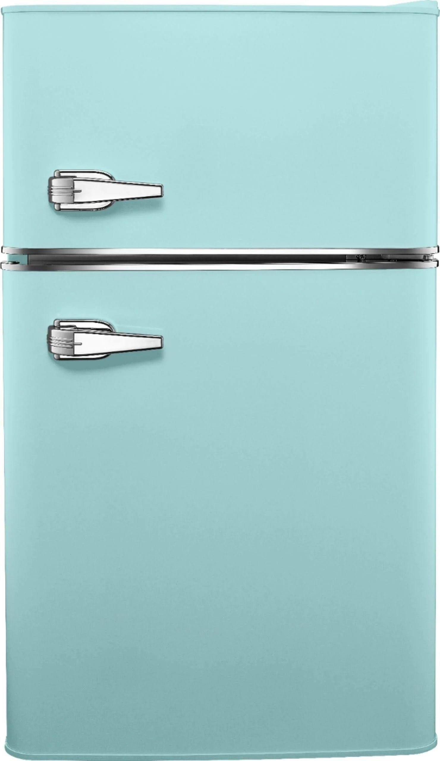 3.1 Cu. ft. Retro Mini Fridge with Top Freezer - Cool Mint