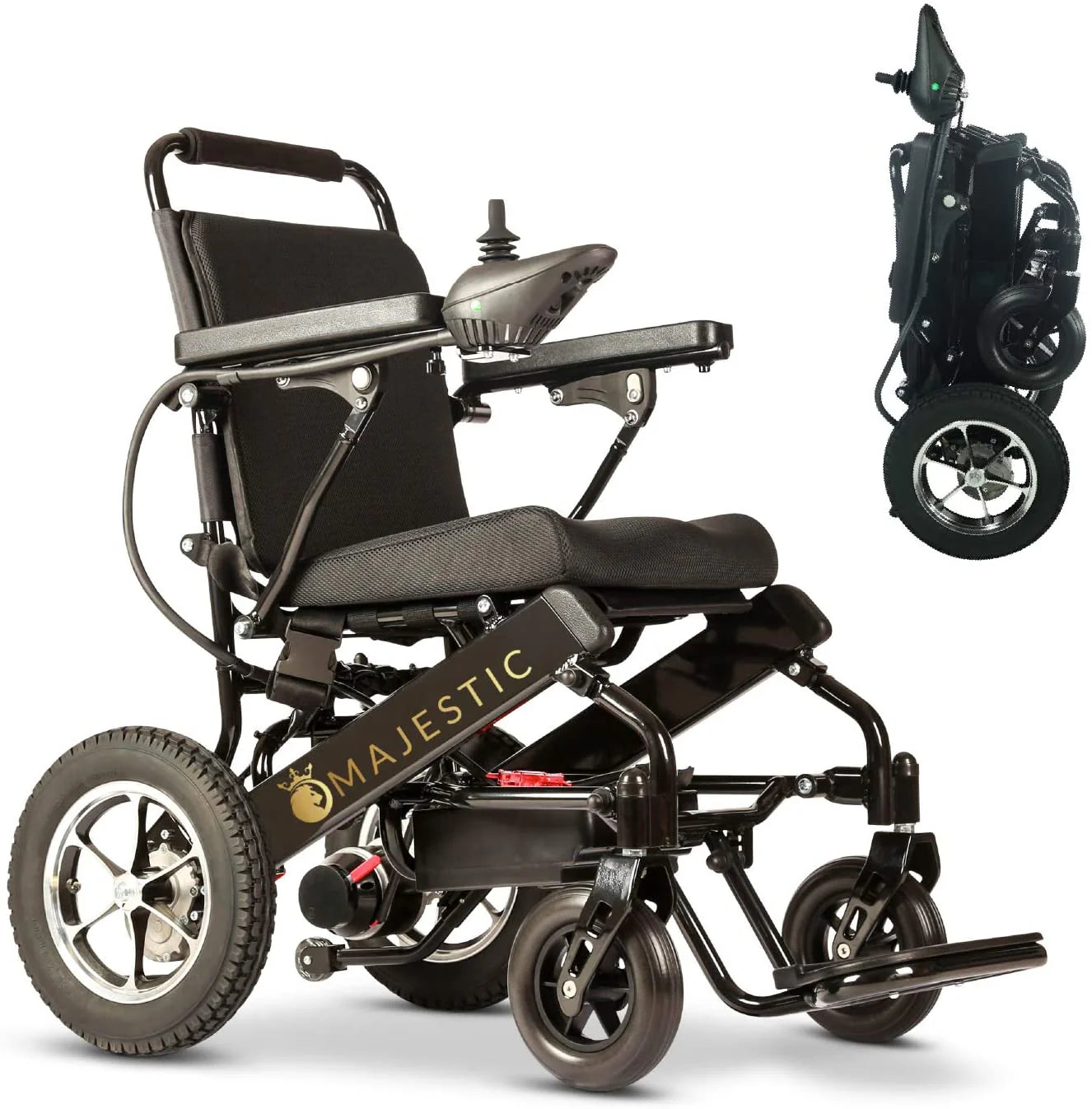 2020 New Folding Ultra Lightweight Electric Power Wheelchair, Silla de Ruedas Electrica, FDA Approved and Air Travel Allowed