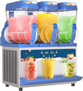 Commercial Slushy Machine - 1000W 30L Tanks Slush Maker Machine 304 Stainless Steel Commercial Margarita Machines Efficient