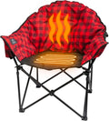 Heated Outdoor Camping Chair with Carry Bag, Portable Heated Seat for Camping & Sports (Heather Grey)