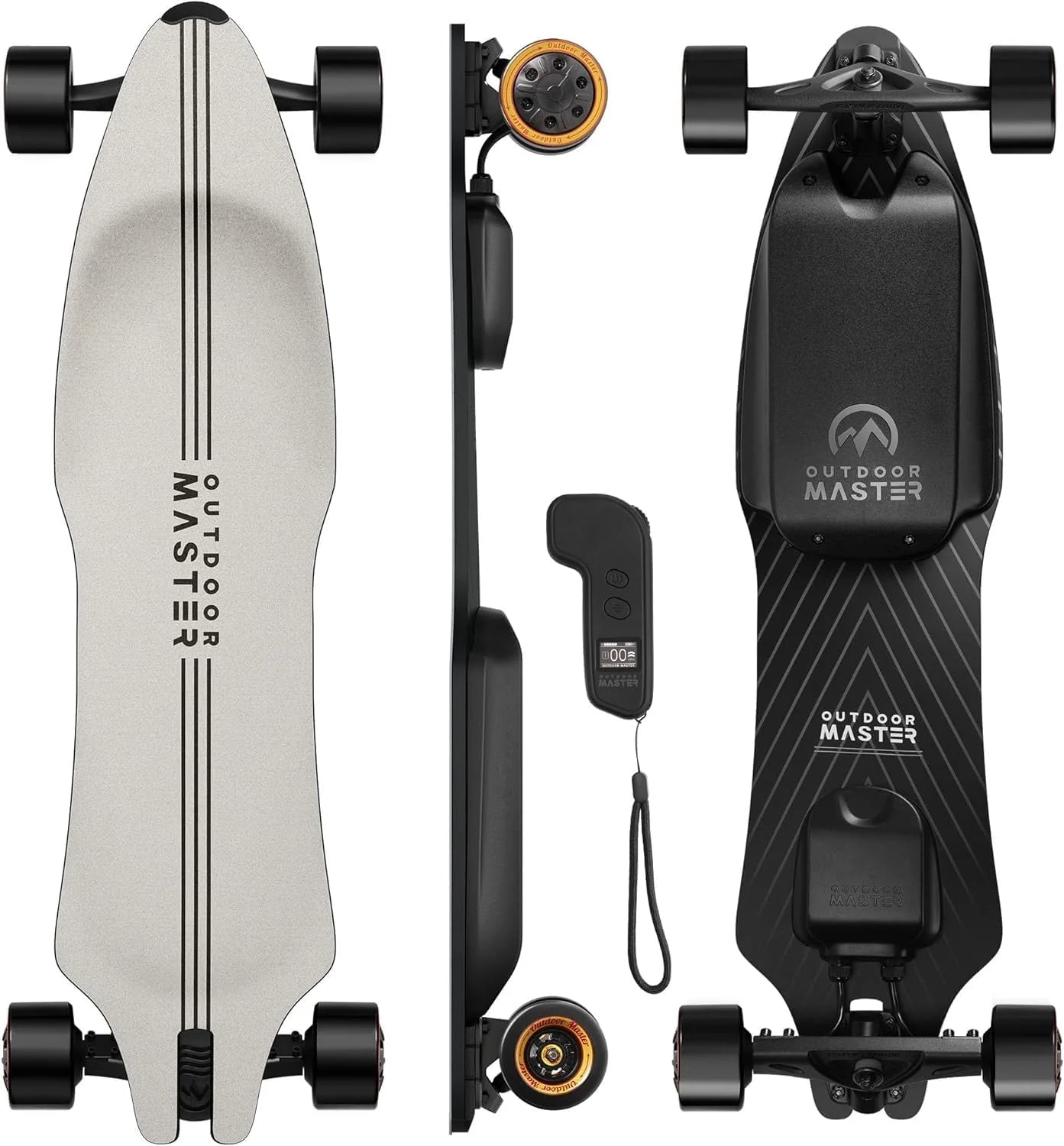 Caribou Electric Skateboard 32 MPH, 26 Mile Range, Dual 1000W Motors, Longboard for Adults & Teens, 6-Month Warranty