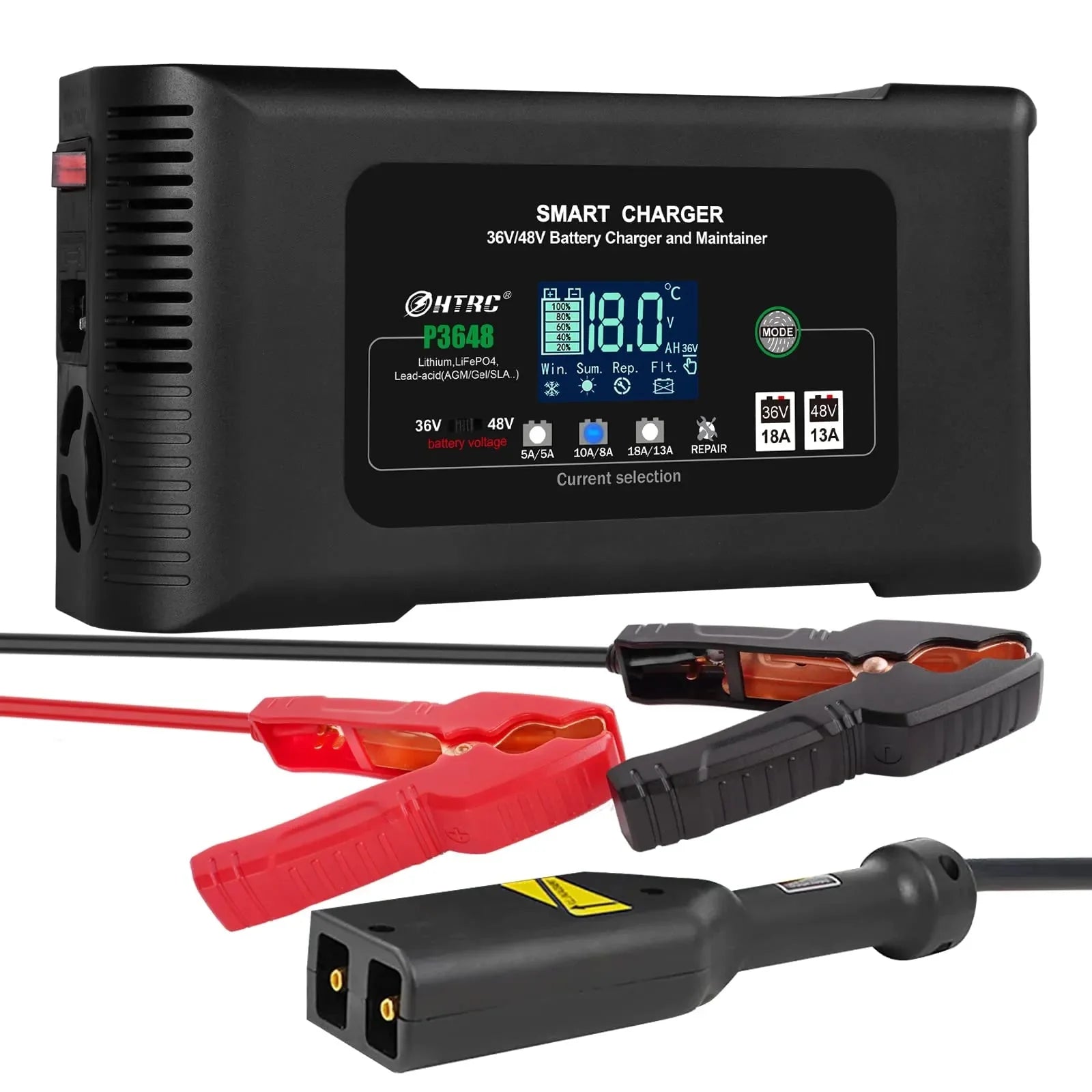 36 Volt Golf cart Charger 18-Amp Smart Charger, Car Battery Charger,Trickle Charger,36V,18-Amp and