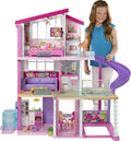Barbie DreamHouse Dollhouse with Elevator, Pool, Lights & 70 Accessories 3-Story Playset