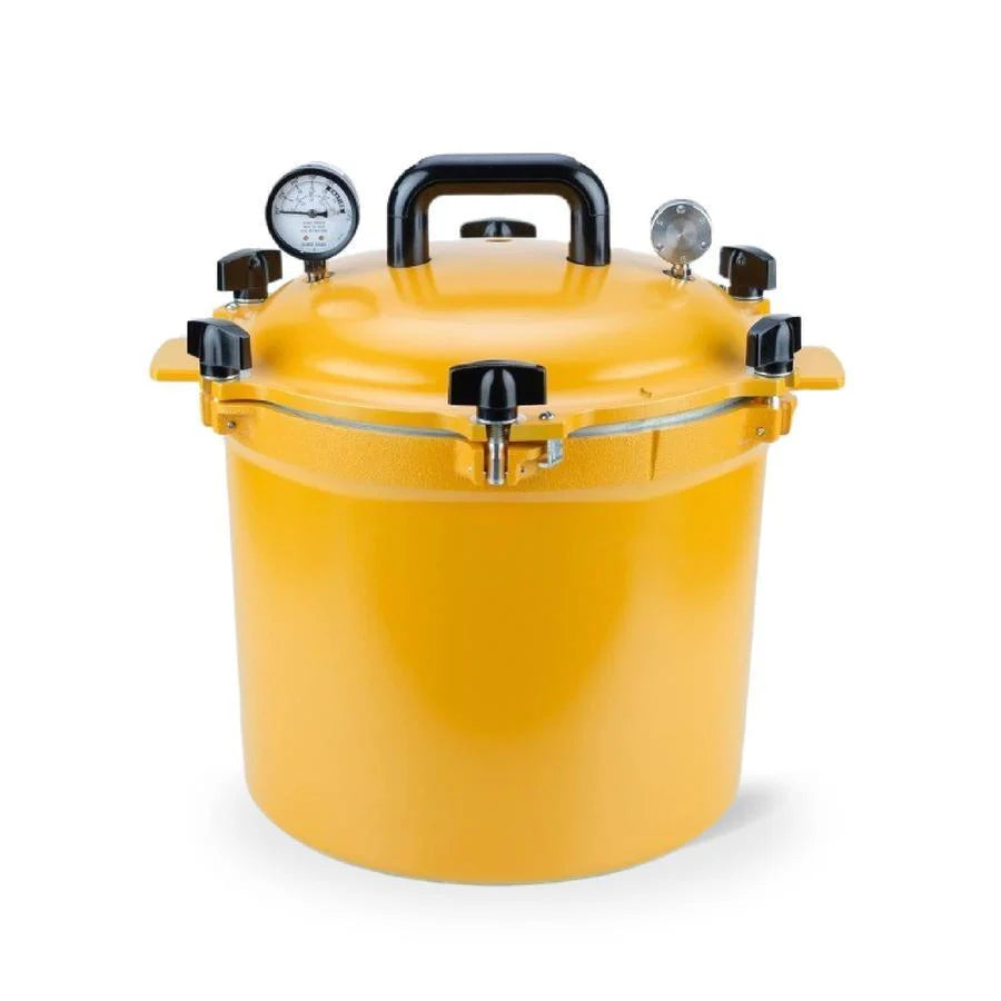 1930 No.921 Pressure Canner & Cooker 21.5 qt | Mustard, Yellow