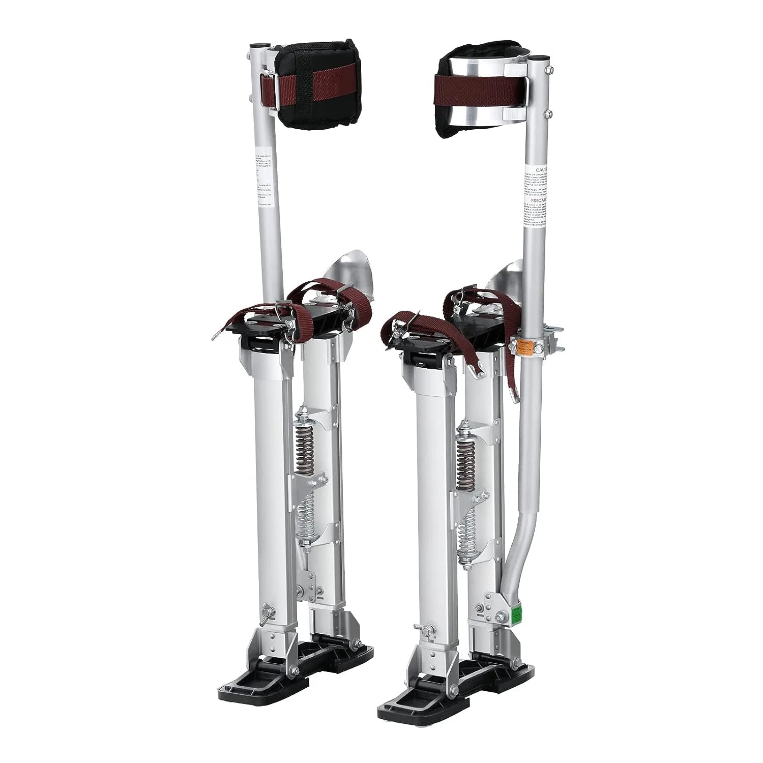 VEVOR Drywall Stilts, 18''-30'' Adjustable Aluminum Tool Stilts with Protective Knee Pads