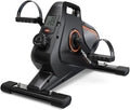 Under Desk Bike Pedal Exerciser - Quiet, Adjustable Resistance, Compact & Portable for Arm/Leg Workouts