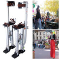 24-40 Adjustable Aluminum Drywall Stilts 227Lbs Load Capacity 3-Position Heel Bracket Dual Action Springs for Painting Taping