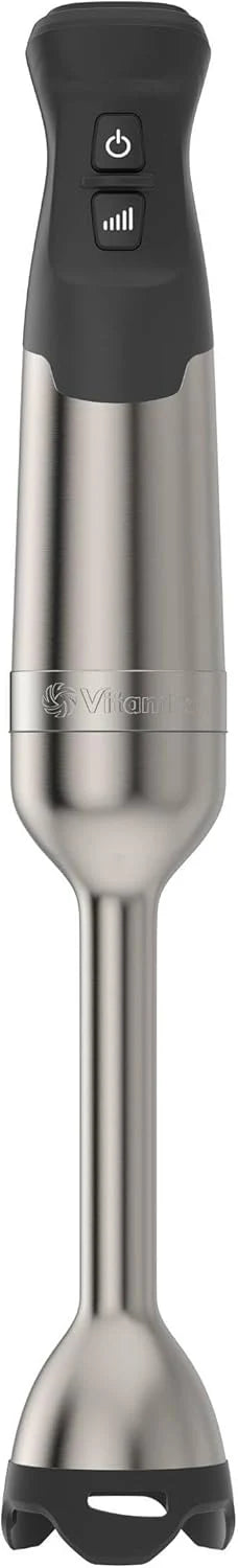 Immersion blender, made of stainless steel, 18 inches long