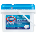 Clorox Pool&Spa XtraBlue 3" Chlorinating Tablets for Swimming Pools, 25lb