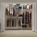 22875 ShelfTrack Adjustable Closet Organizer Kit, White