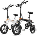 EB3 Electric Bike Adults 21mph, 500W Peak Motor, 270Wh Battery, Rear Suspension, 3 Levels Assist, 14" Folding Ebike for