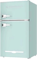 Frigidaire Retro Mini Fridge with Freezer & Side Bottle Opener-Small 2 Door Refrigerator for Office Bar or College Dorm
