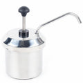 2.6 Qt Melted Butter Dispenser Nacho Cheese Warmer Popcorn Condiment Melter Warmer Pump Dispenser Nacho Cheese Sauce Melter