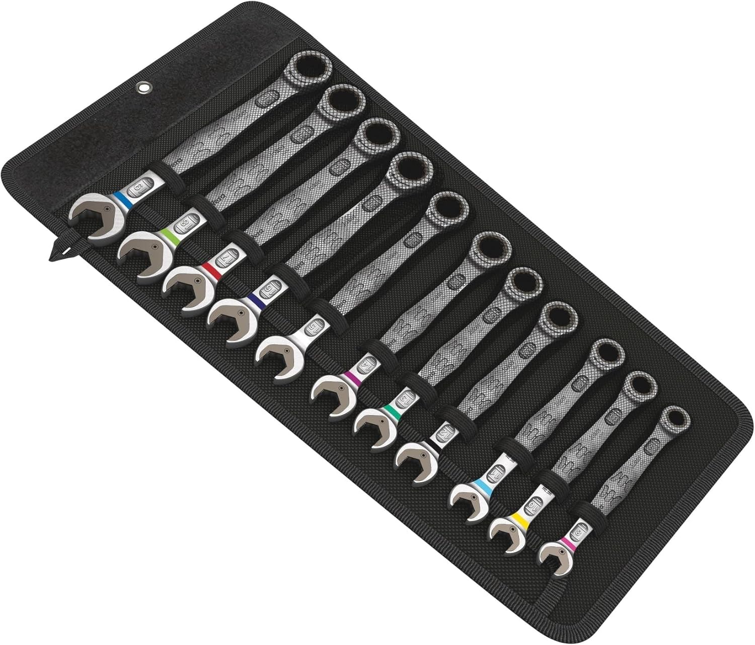 11 sets of 1-piece ratchet combination wrenches, totaling 11 pieces
