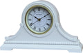 Silent Wooden Wall Clock with Westminster Hour Chime, 9x16x3 Deep Red