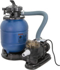 13-inch sand filter, 0.75 horsepower, swimming pool pump, 2400 gallons per hour, suitable for outdoor swimming pool package