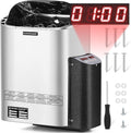 6kW Electric Sauna Heater 220V, Digital Control, 300 cu ft Capacity